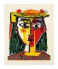 2AGPW01 Buste de Femme au Chapeau. Museum: PRIVATE COLLECTION. Author: PABLO PICASSO.